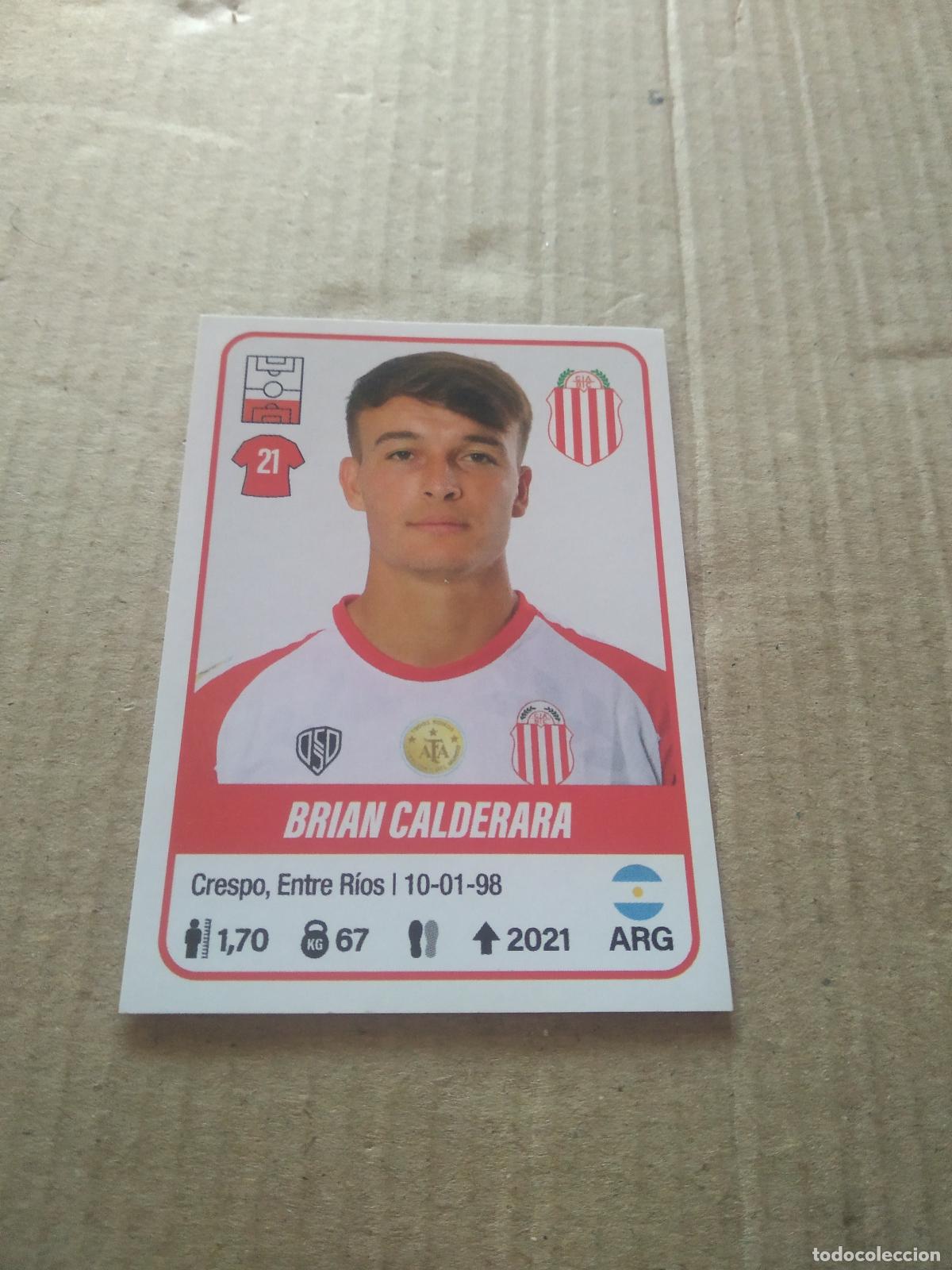 Cartes &agrave; collectionner de Football: 78 BRIAN CALDERARA BARRACAS CENTRAL CROMO FUTBOL ARGENTINO PANINI LIGA ARGENTINA 2023