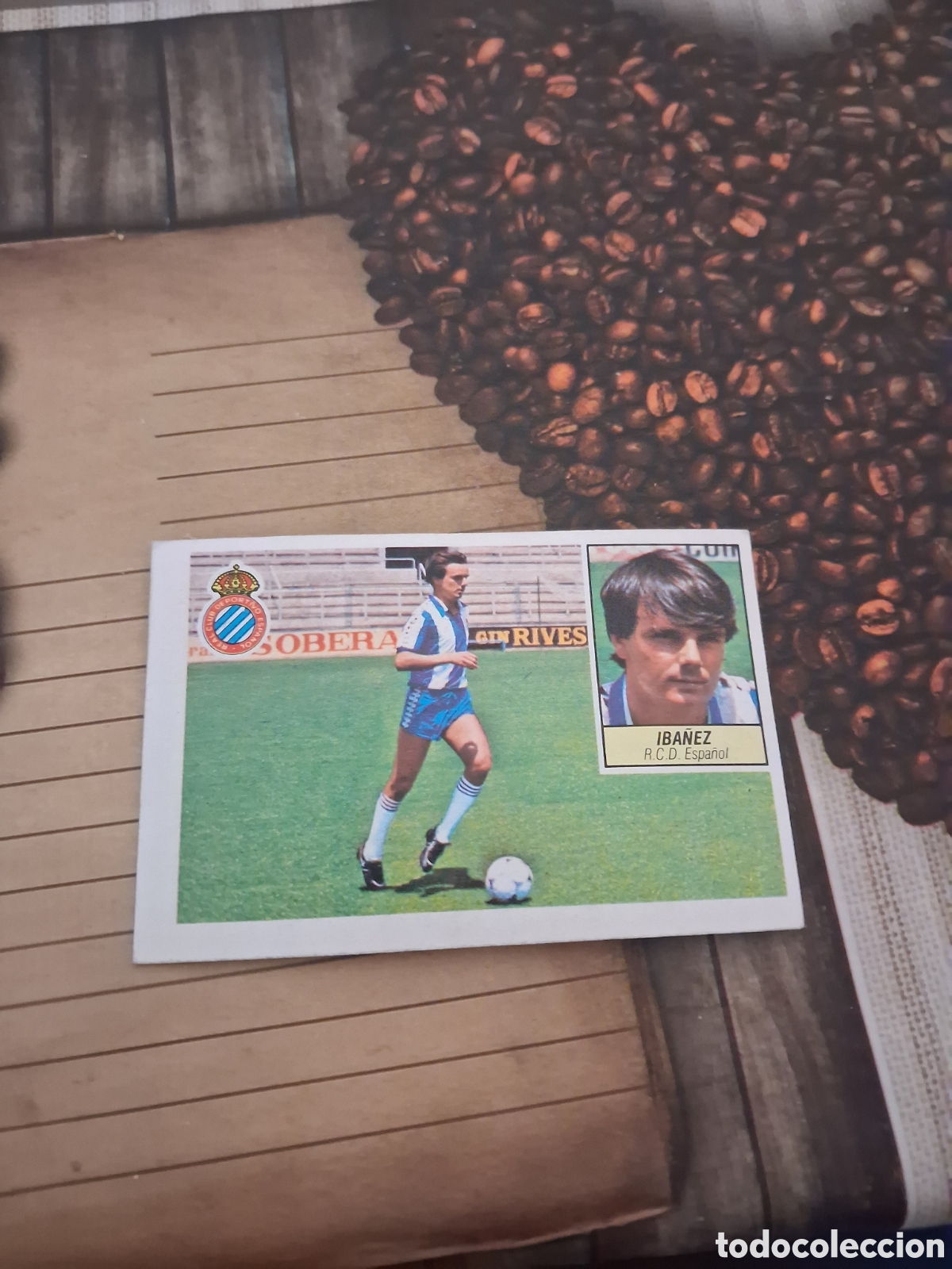 Fu&szlig;ball-Sticker: Liga este 84-85 Ib&aacute;&ntilde;ez fichaje N 19 del espa&ntilde;ol recuperado del &aacute;lbum ver fotos
