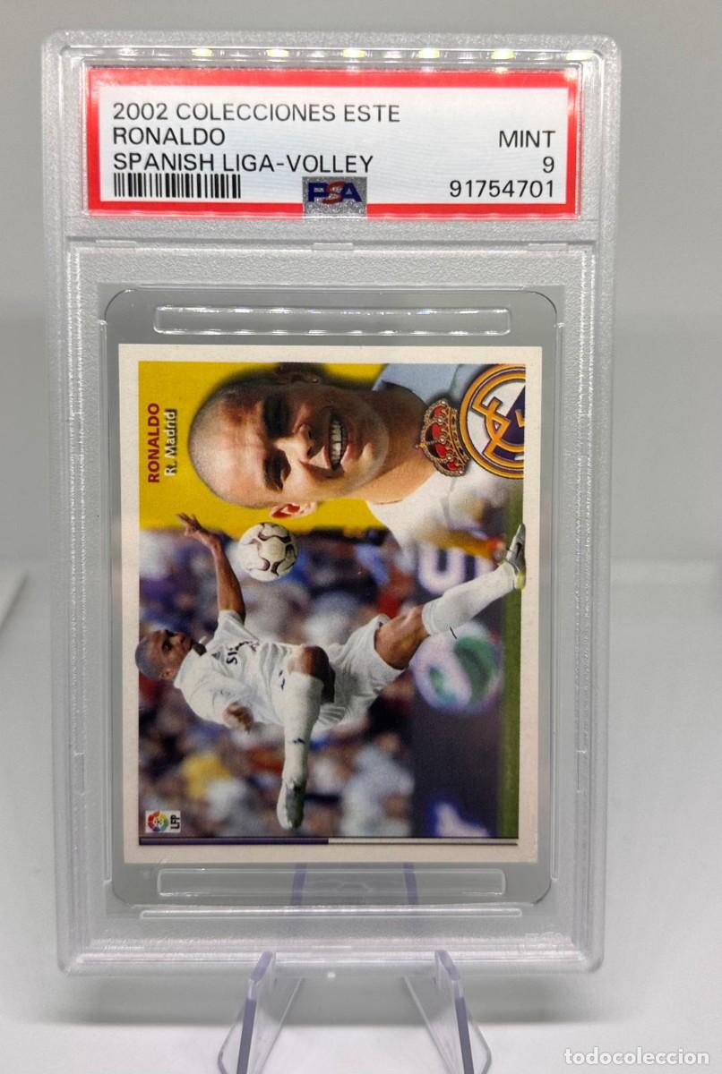 Fu&szlig;ball-Sticker: Ronaldo Real Madrid Liga Este Ultimos Fichajes 31 2002 2003 Psa 9