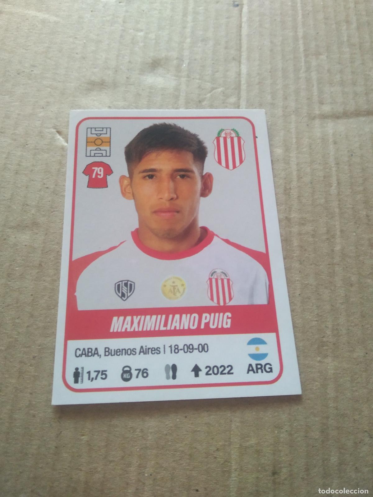 Fu&szlig;ball-Sticker: 84 MAXIMILIANO PUIG BARRACAS CENTRAL CROMO FUTBOL ARGENTINO PANINI LIGA ARGENTINA 2023