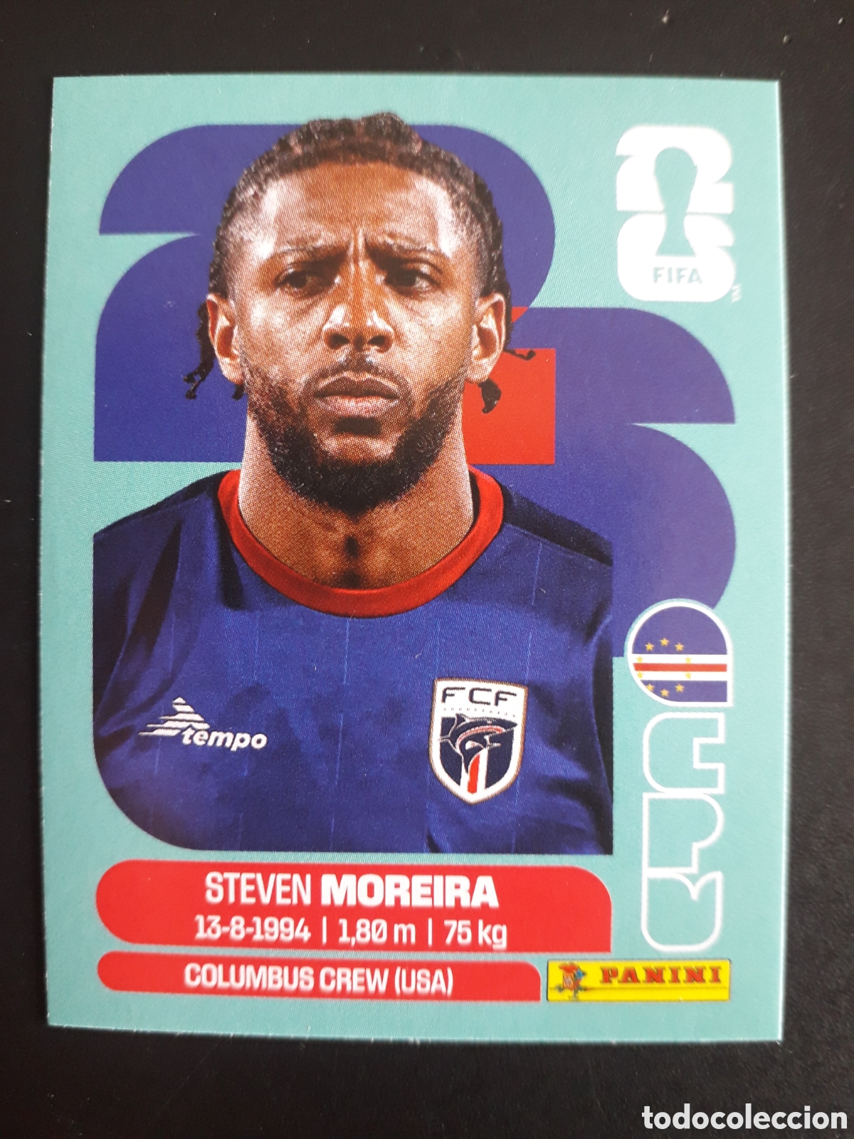 Cromos de F&uacute;tbol: MOREIRA CABO VERDE CPV 6 MUNDIAL F&Uacute;TBOL 2026 FIFA WORLD CUP PANINI SIN PEGAR PEDIDO M&Iacute;NIMO 3&euro;.