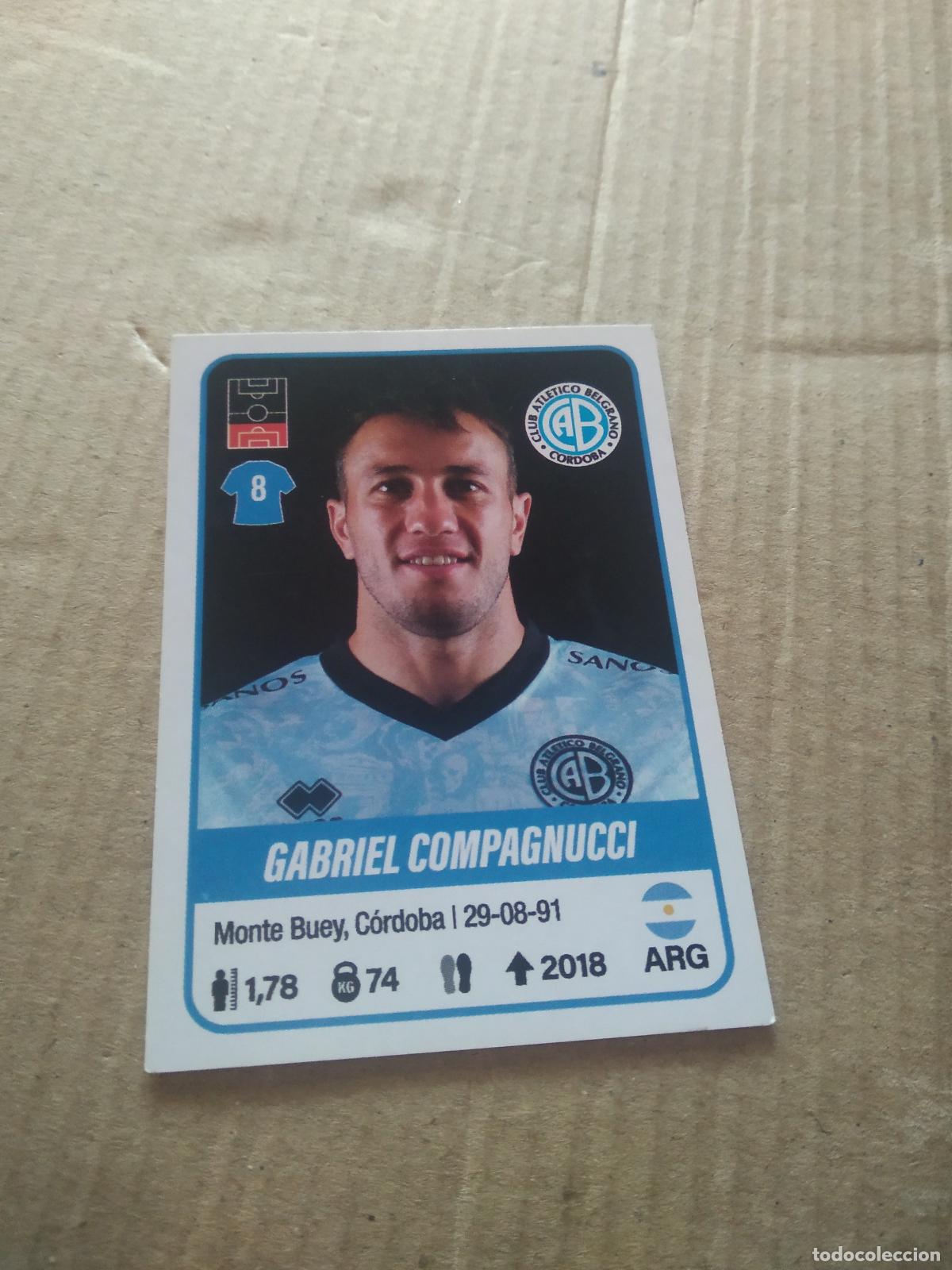Cromos de F&uacute;tbol: 91 GABRIEL COMPAGNUCCI BELGRANO CROMO FUTBOL ARGENTINO PANINI LIGA ARGENTINA 2023