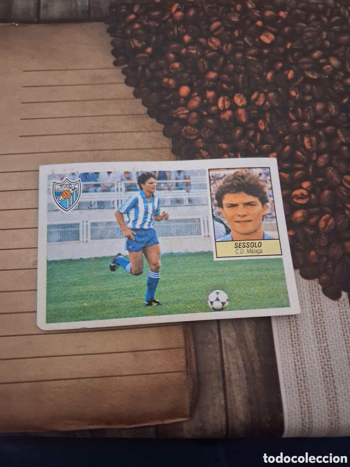 Cromos de F&uacute;tbol: Liga este 84 85 sessolo fichaje N 24 del M&aacute;laga recuperado del &aacute;lbum ver fotos
