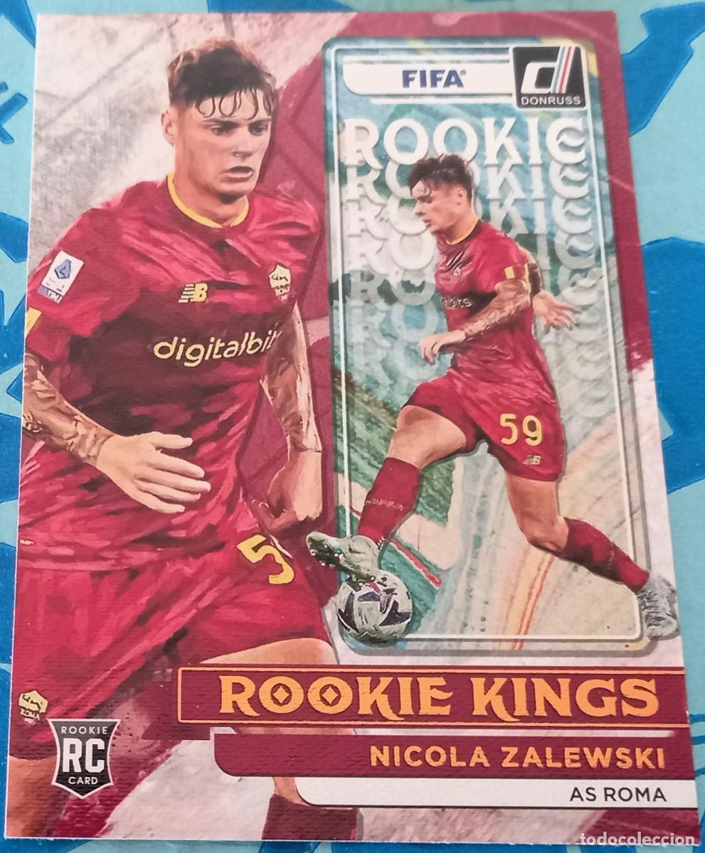 Cromos de F&uacute;tbol: Nicola Zalewski AS Roma Panini Donruss Soccer Rookie Kings RC