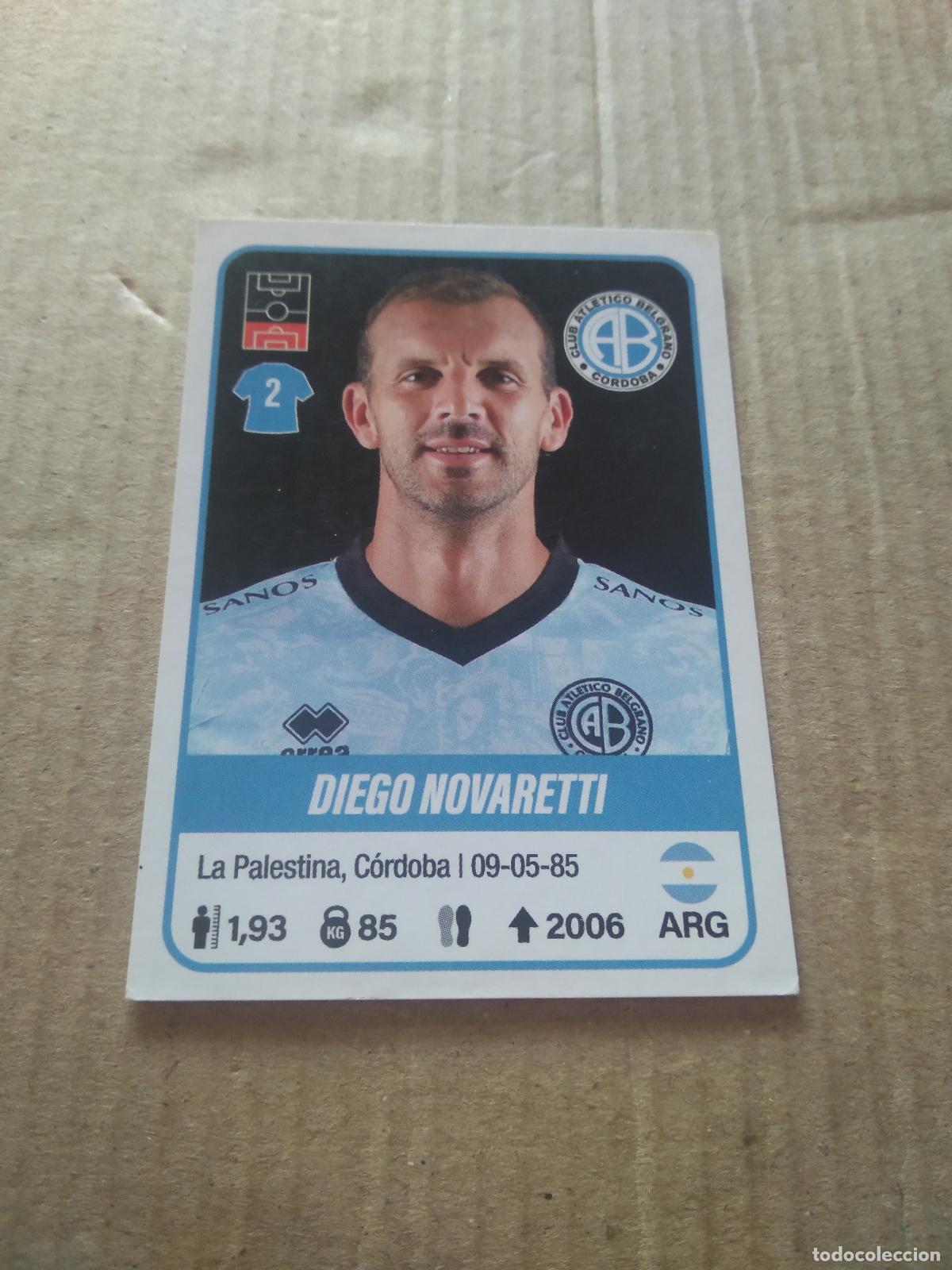 Cromos de F&uacute;tbol: 92 DIEGO NOVARETTI BELGRANO CROMO FUTBOL ARGENTINO PANINI LIGA ARGENTINA 2023