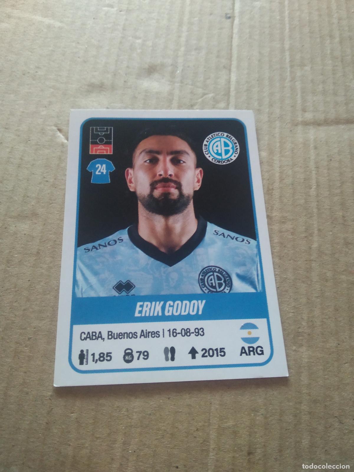 Cromos de F&uacute;tbol: 93 ERIK GODOY BELGRANO CROMO FUTBOL ARGENTINO PANINI LIGA ARGENTINA 2023