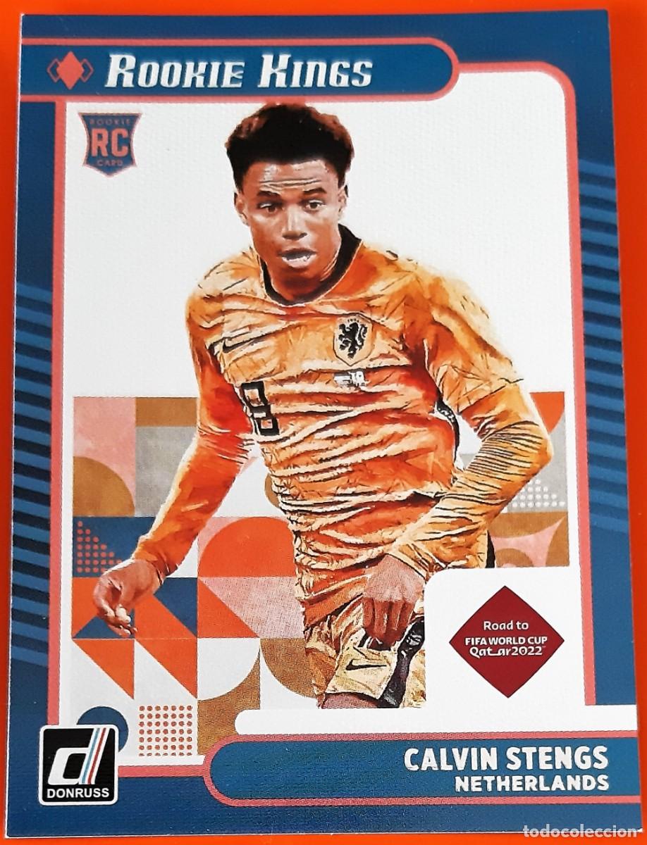Cromos de F&uacute;tbol: Calvin Stengs Netherlands Paises Bajos Panini Donruss Soccer Rookie Kings RC