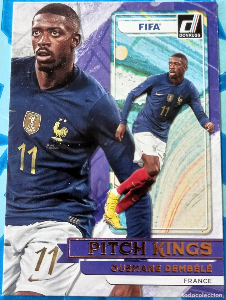 Cromos de F&uacute;tbol: Ousmane Dembele Francia Panini Donruss Soccer Pitch Kings