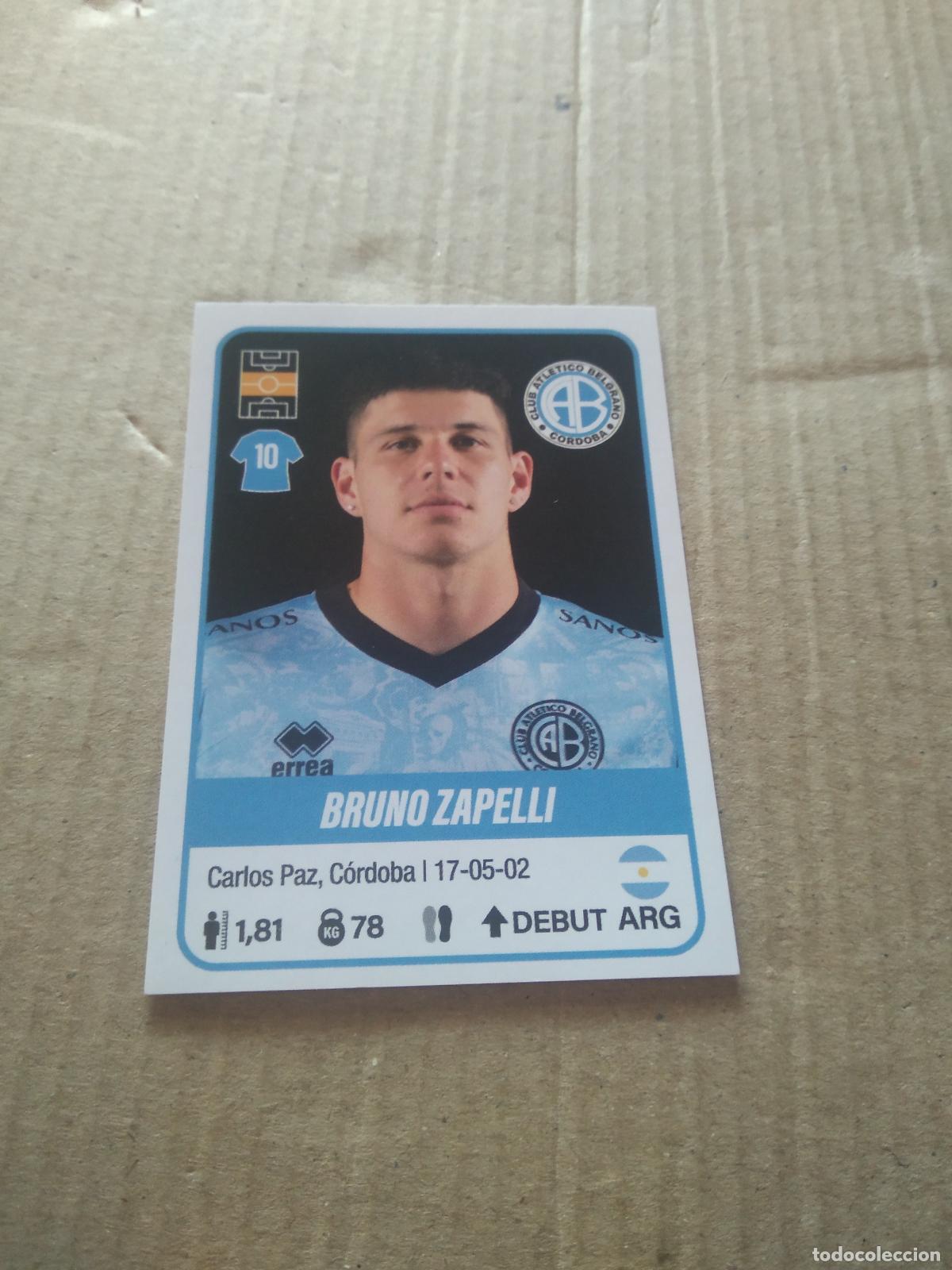 Cromos de F&uacute;tbol: 96 BRUNO ZAPELLI BELGRANO CROMO FUTBOL ARGENTINO PANINI LIGA ARGENTINA 2023