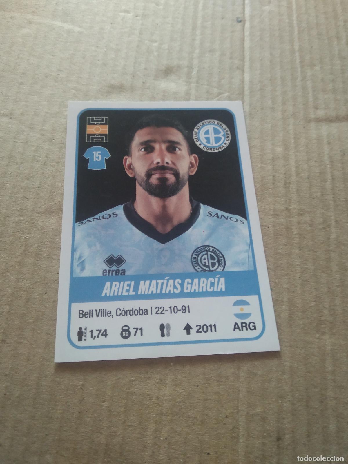 Cromos de F&uacute;tbol: 99 ARIEL MATIAS GARCIA BELGRANO CROMO FUTBOL ARGENTINO PANINI LIGA ARGENTINA 2023