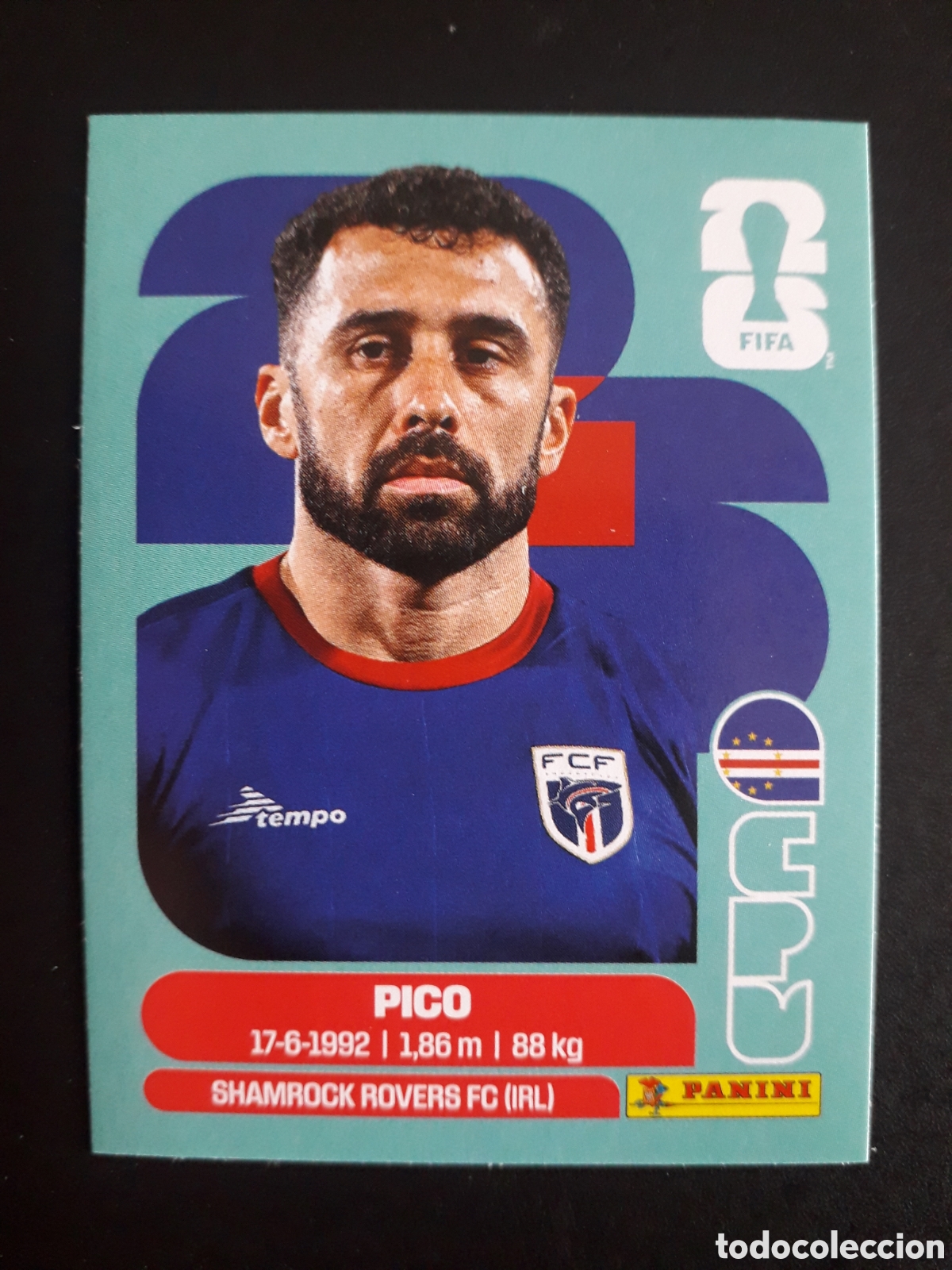 Cromos de F&uacute;tbol: PICO CABO VERDE CPV 4 MUNDIAL F&Uacute;TBOL 2026 FIFA WORLD CUP PANINI SIN PEGAR PEDIDO M&Iacute;NIMO 3&euro;.
