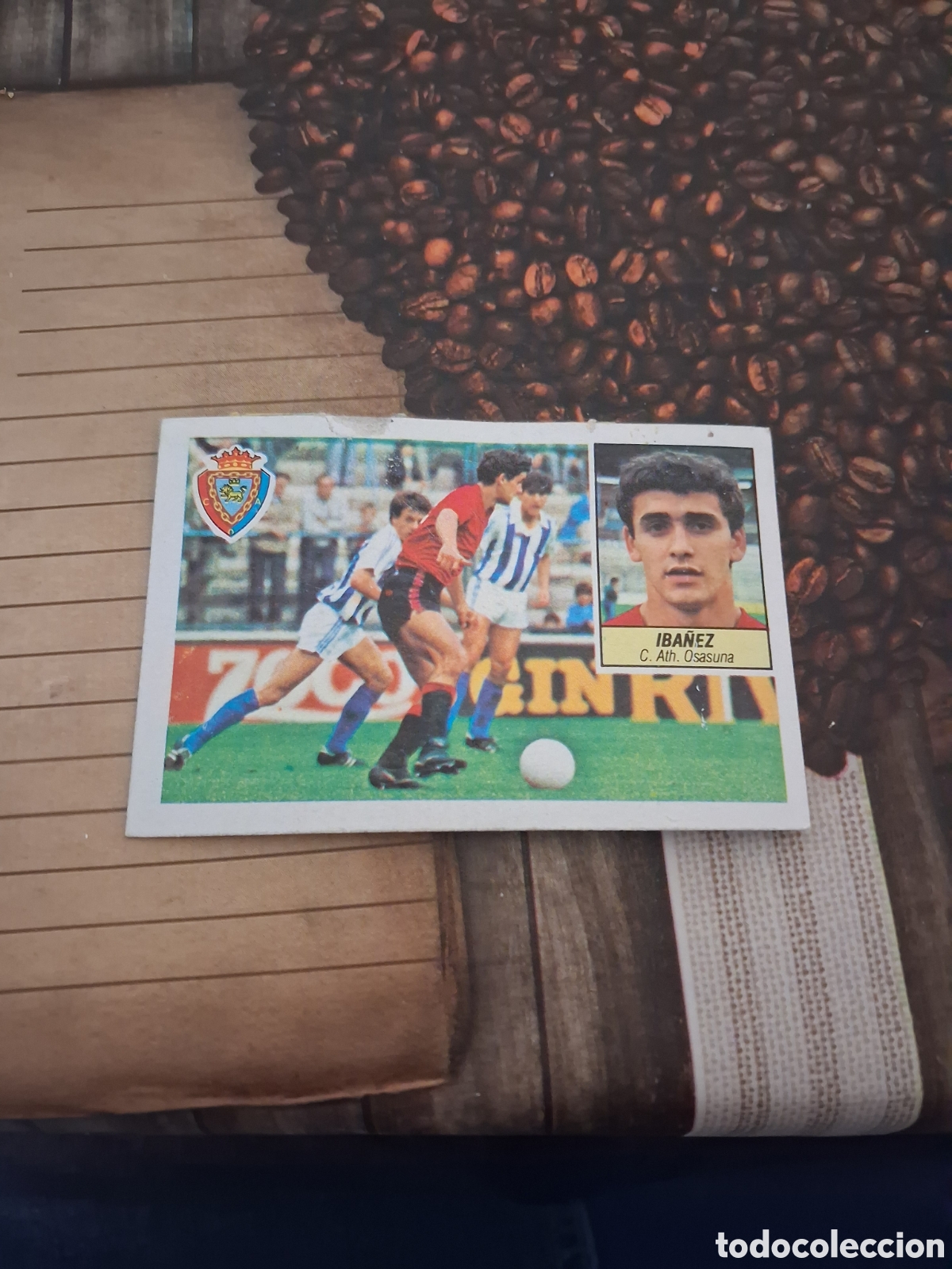 Cromos de F&uacute;tbol: Liga este 84 85 Ib&aacute;&ntilde;ez fichaje N 29 del osasuna recuperado del &aacute;lbum ver fotos
