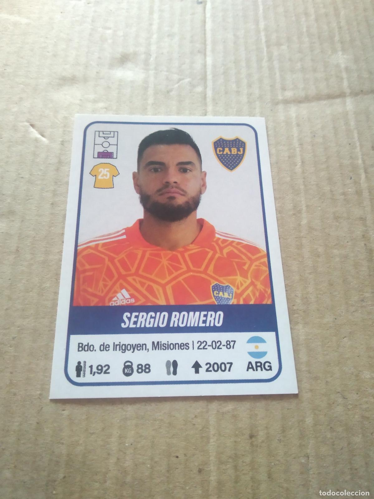 Cromos de F&uacute;tbol: 107 SERGIO ROMERO BOCA JUNIORS CROMO FUTBOL ARGENTINO PANINI LIGA ARGENTINA 2023
