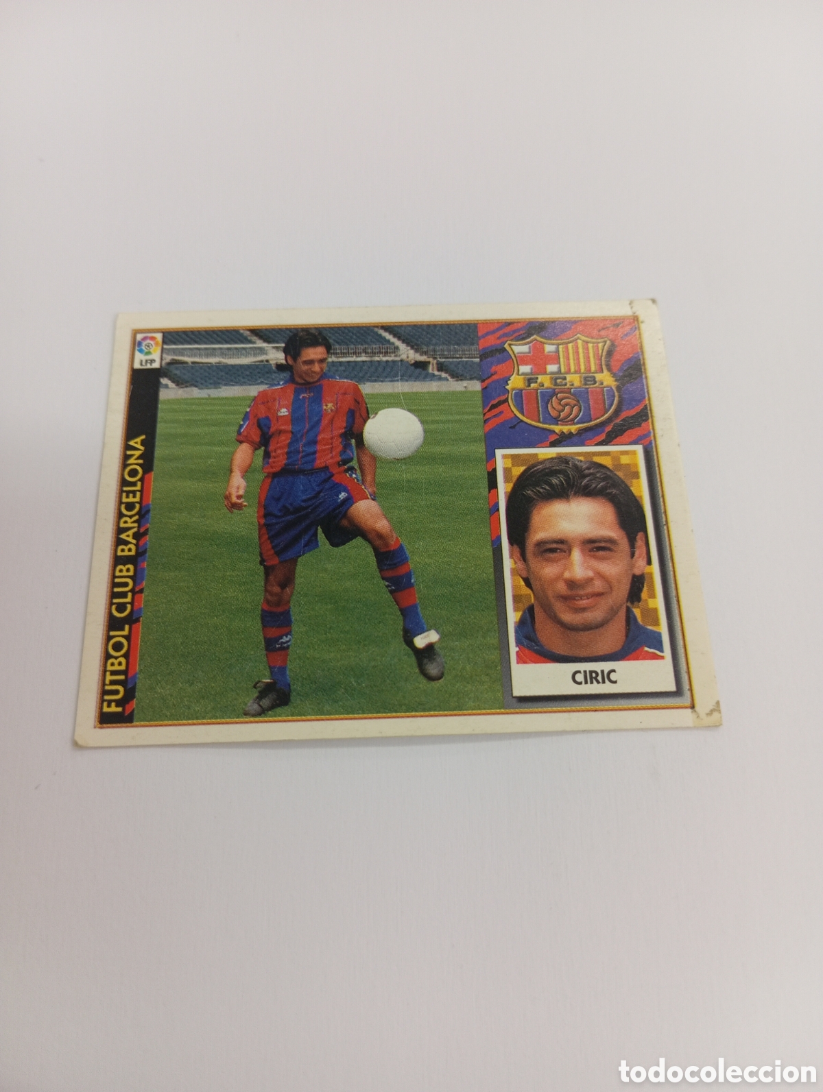 Cromos de F&uacute;tbol: CIRIC COLOCA Barcelona Liga Este 1997 1998 NUEVO SIN PEGAR 97 98
