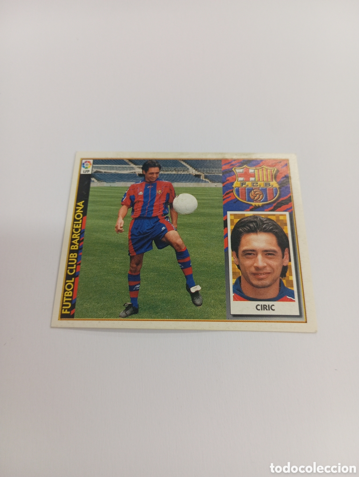 Cromos de F&uacute;tbol: CIRIC COLOCA Barcelona Liga Este 1997 1998 NUEVO SIN PEGAR 97 98
