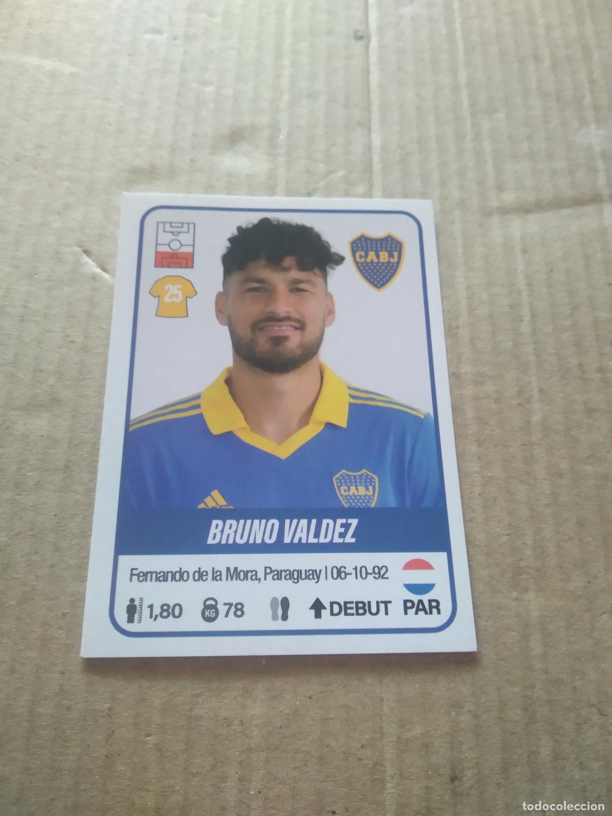 Cromos de F&uacute;tbol: 112 BRUNO VALDEZ BOCA JUNIORS CROMO FUTBOL ARGENTINO PANINI LIGA ARGENTINA 2023