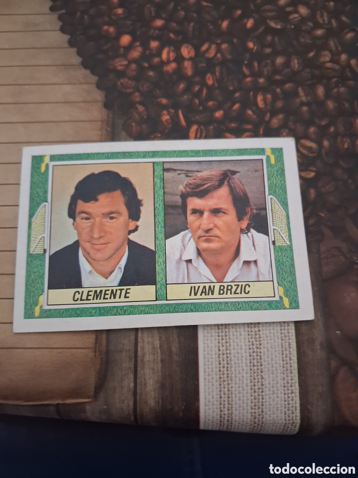 Cromos de F&uacute;tbol: Liga 84 85 entrenadores clemente /brizic recuperado del &aacute;lbum ver fotos