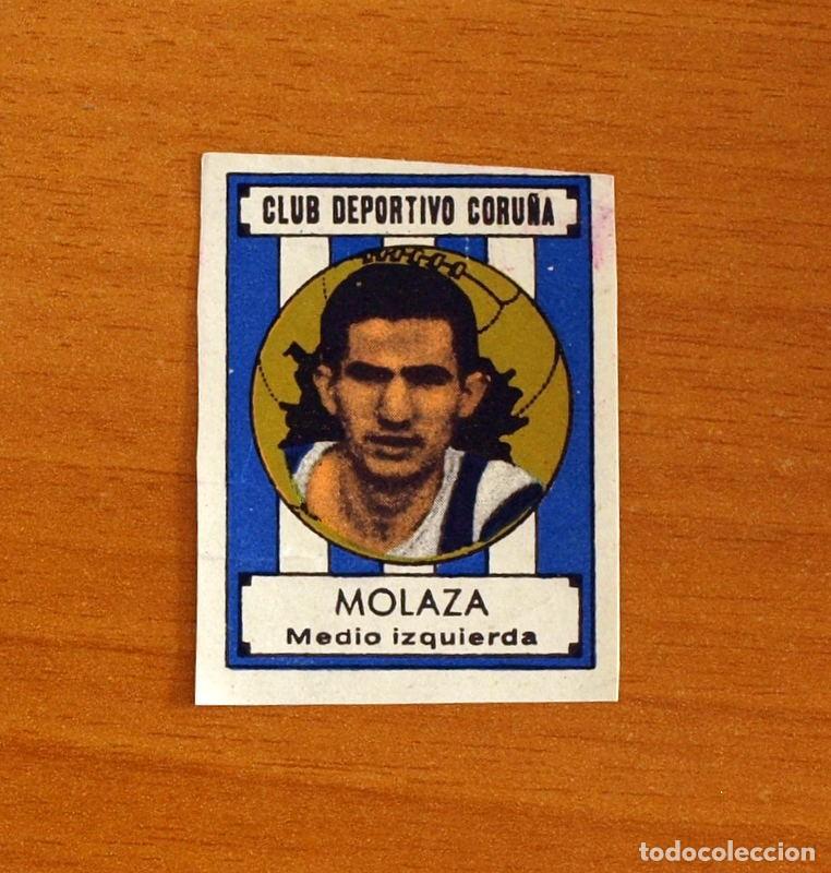 Cromos de F&uacute;tbol: Deportivo La Coru&ntilde;a - Molaza - Sobre Bal&oacute;n 1942-1943, 42-43 - Nunca Pegado