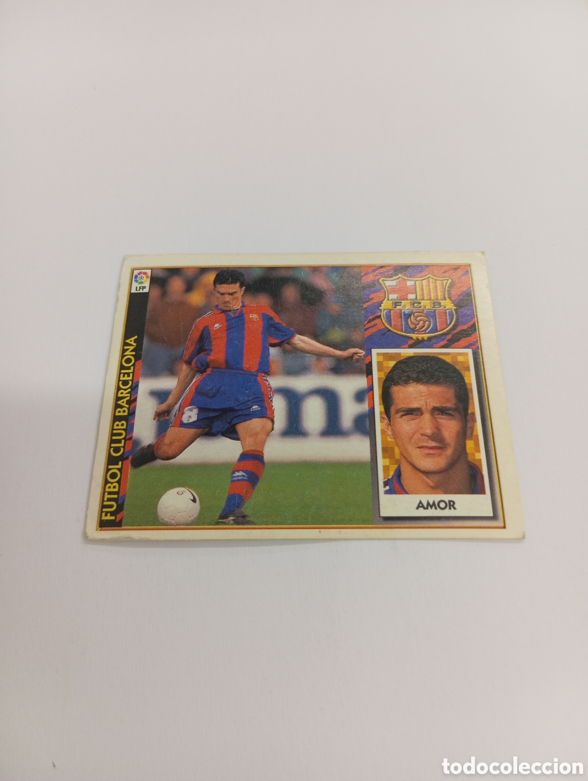 Cromos de F&uacute;tbol: AMOR Barcelona Liga Este 1997 1998 NUEVO SIN PEGAR 97 98