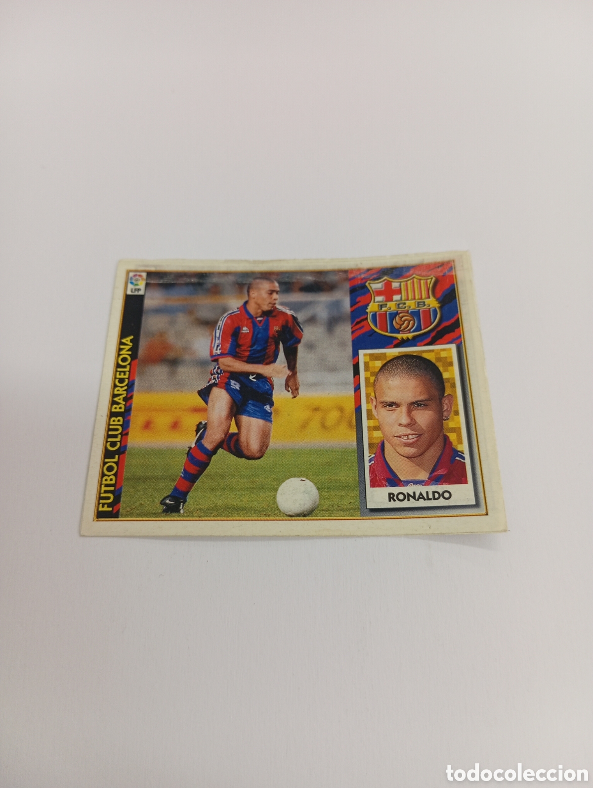 Football Stickers: RONALDO BAJA Barcelona Liga Este 1997 1998 NUEVO SIN PEGAR 97 98