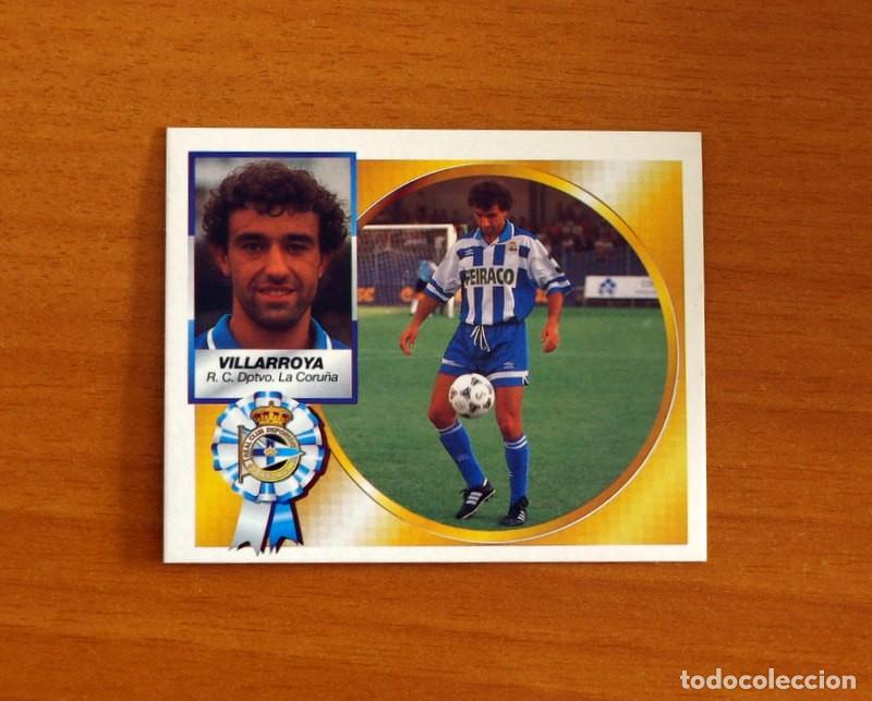 Football Stickers: Deportivo de La Coru&ntilde;a -Villarroya -Fichaje n&ordm; 21-Ediciones Este Liga 1994-1995, 94-95 -Nunca Pegado