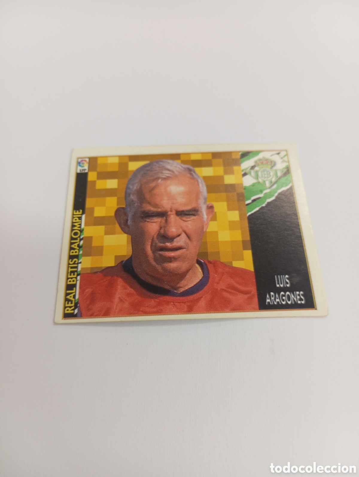 Football Stickers: LUIS ARAG&Oacute;NES COLOCA Betis Liga Este 1997 1998 NUEVO SIN PEGAR 97 98