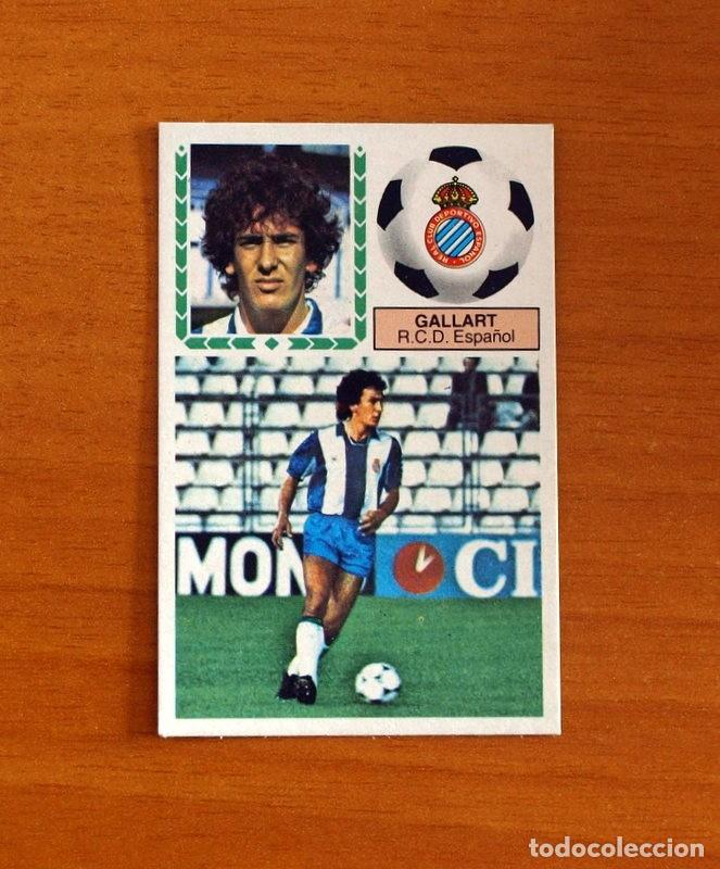 Cromos de F&uacute;tbol: R.C.D. Espa&ntilde;ol-Espanyol - Gallart - Ediciones Este Liga 1983-1984, 83-84 - Nunca Pegado