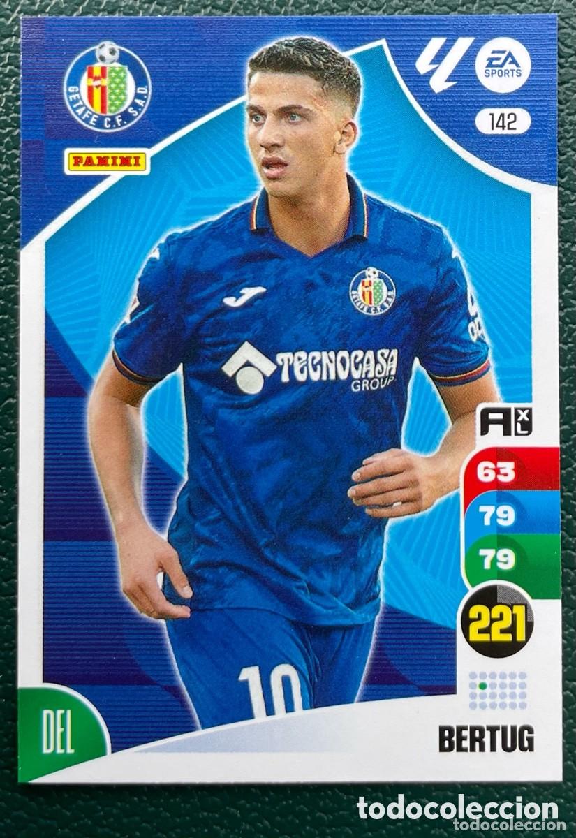 Cromos de F&uacute;tbol: 142 BERTRUG GETAFE CF FICHAS ALBUM ADRENALYN XL 2024 2025 24 25