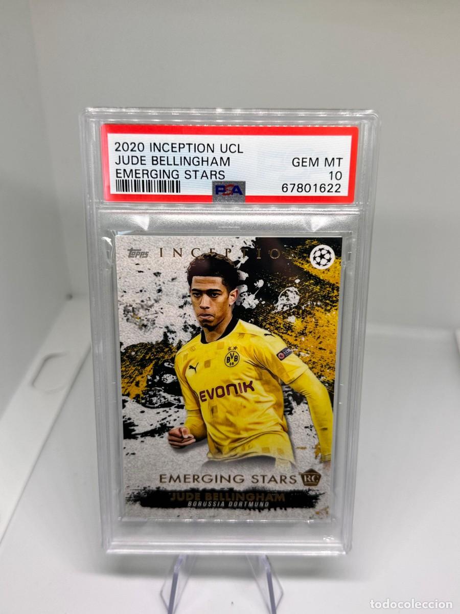 Cromos de F&uacute;tbol: Rookie Jude Bellingham Borussia Dormunt Topps Inception 2020 2021 PSA 10