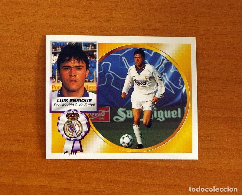 Cromos de F&uacute;tbol: Real Madrid - Luis Enrique - Ediciones Este Liga 1994-1995, 94-95 - Nunca Pegado
