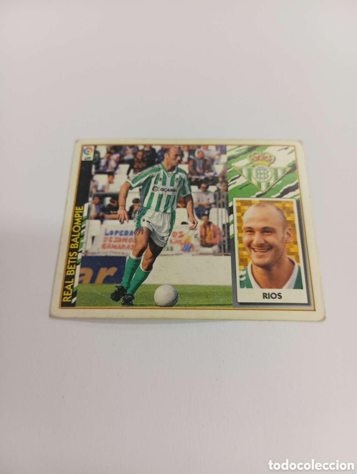 Cromos de F&uacute;tbol: RIOS BAJA Betis Liga Este 1997 1998 NUEVO SIN PEGAR 97 98