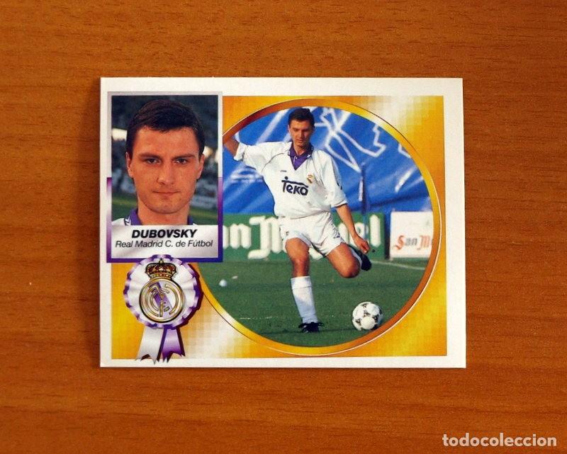 Cromos de F&uacute;tbol: Real Madrid - Dubovsky - Ediciones Este Liga 1994-1995, 94-95 - Nunca Pegado