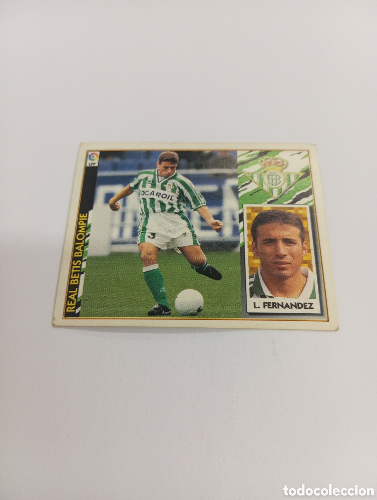 Cromos de F&uacute;tbol: LUIS FERN&Aacute;NDEZ Betis Liga Este 1997 1998 NUEVO SIN PEGAR 97 98