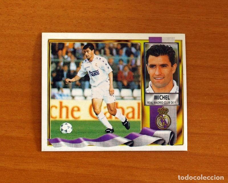 Cromos de F&uacute;tbol: Real Madrid - Michel - Ediciones Este Liga 1995-1996, 95-96 - Nunca Pegado