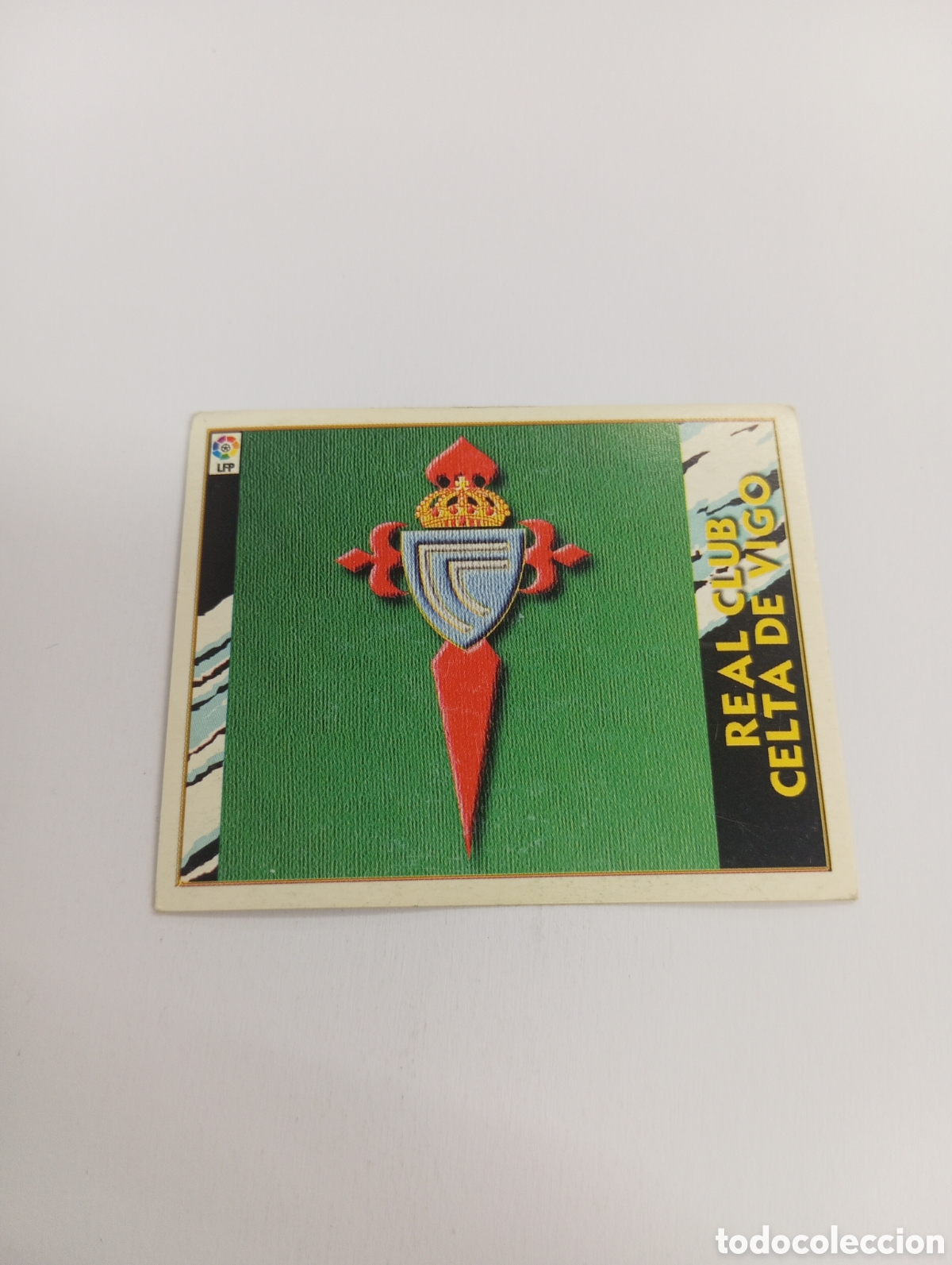 Cromos de F&uacute;tbol: ESCUDO Celta de Vigo Liga Este 1997 1998 NUEVO SIN PEGAR 97 98