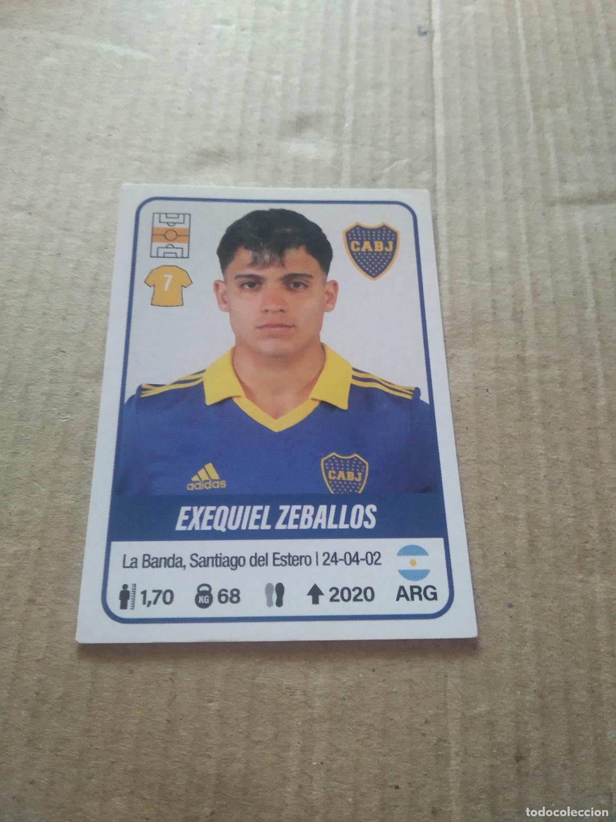 Fu&szlig;ball-Sticker: 118 EXEQUIEL ZEBALLOS BOCA JUNIORS CROMO FUTBOL ARGENTINO PANINI LIGA ARGENTINA 2023