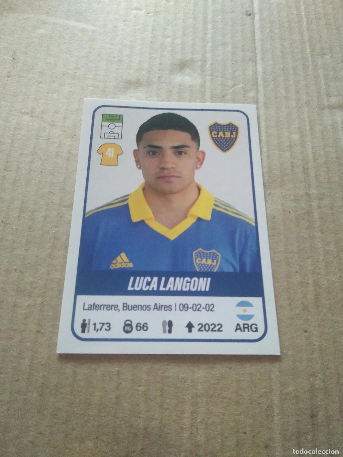 Fu&szlig;ball-Sticker: 120 LUCA LANGONI BOCA JUNIORS CROMO FUTBOL ARGENTINO PANINI LIGA ARGENTINA 2023