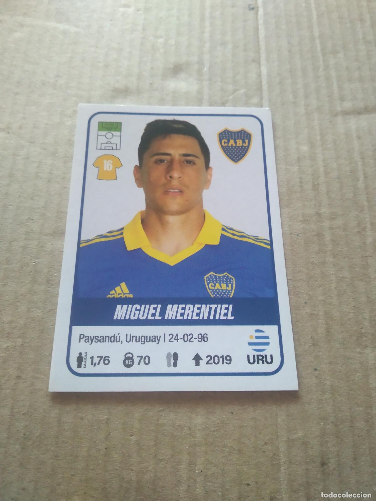 Fu&szlig;ball-Sticker: 121 MIGUEL MERENTIEL BOCA JUNIORS CROMO FUTBOL ARGENTINO PANINI LIGA ARGENTINA 2023