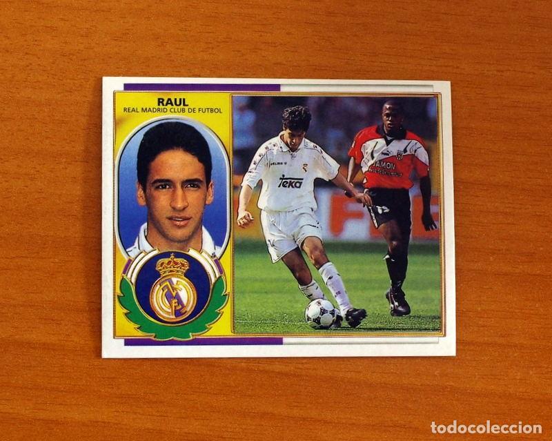 Cromos de F&uacute;tbol: Real Madrid - Ra&uacute;l - Ediciones Este Liga 1996-1997, 96-97 - Nunca Pegado