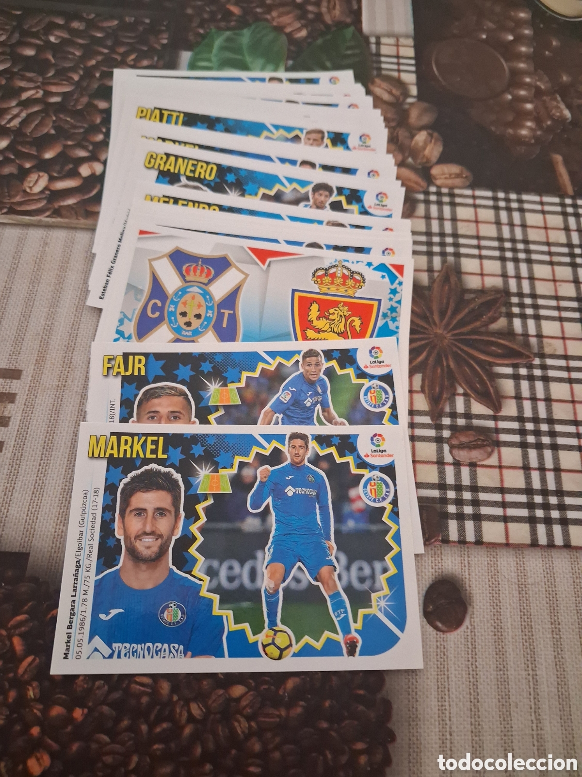 Fu&szlig;ball-Sticker: Liga este 2018 2019 lote de 32 cromos sin pegar ver fotos