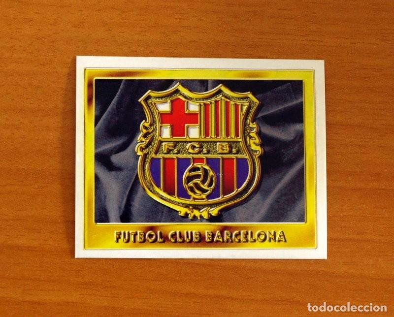 Cromos de F&uacute;tbol: F&uacute;tbol Club Barcelona - Escudo - Ediciones Este Liga 1995-1996, 95-96 - Nunca Pegado