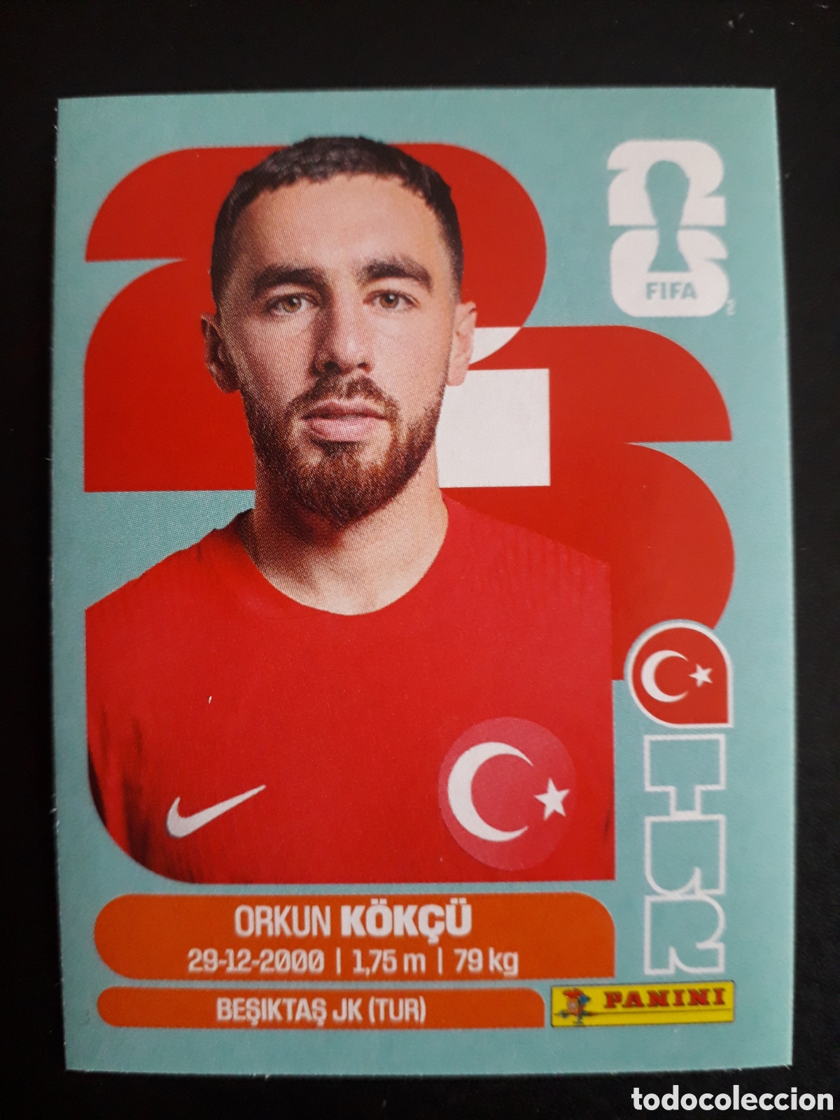 Cromos de F&uacute;tbol: K&Ouml;K&Ccedil;&Uuml; TURQU&Iacute;A TUR 12 MUNDIAL F&Uacute;TBOL 2026 FIFA WORLD CUP PANINI SIN PEGAR PEDIDO M&Iacute;NIMO 3&euro;