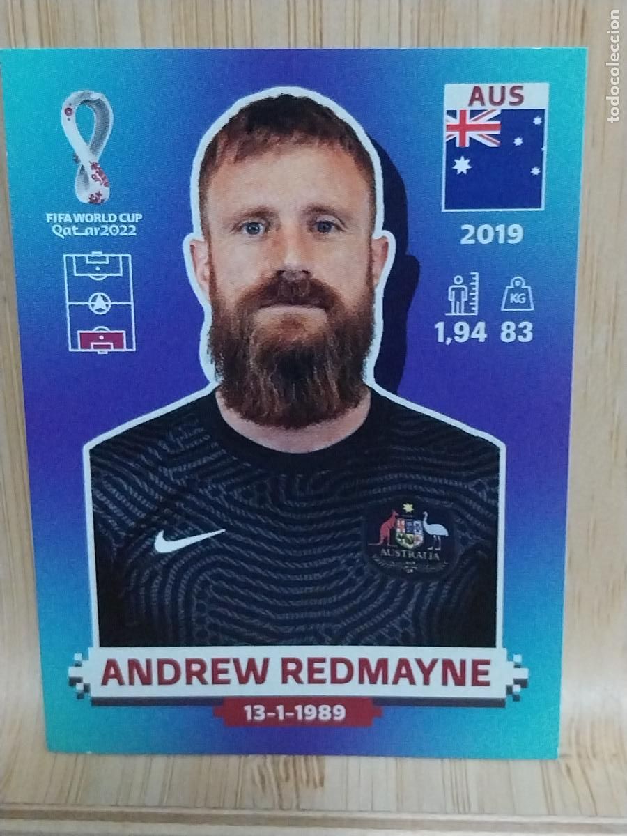 Cromos de F&uacute;tbol: REDMAYNE AUSTRALIA AUS 4 QATAR 2022 PANINI CROMO SIN PEGAR NUNCA ORIGINAL **