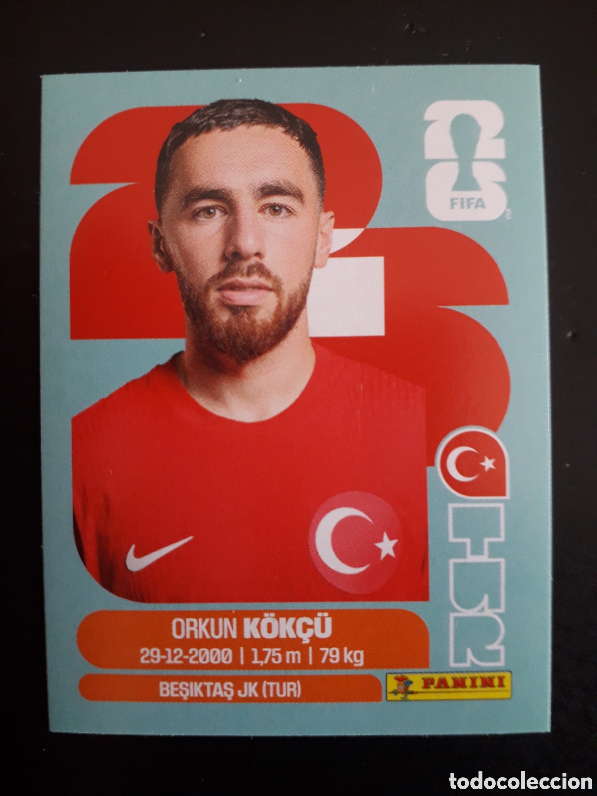 Cromos de F&uacute;tbol: K&Ouml;K&Ccedil;&Uuml; TURQU&Iacute;A TUR 12 MUNDIAL F&Uacute;TBOL 2026 FIFA WORLD CUP PANINI SIN PEGAR PEDIDO M&Iacute;NIMO 3&euro;