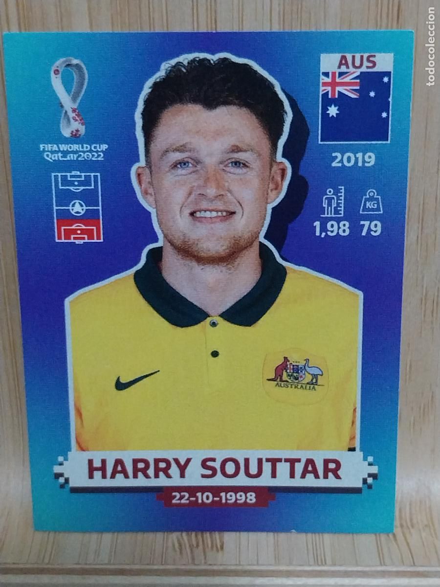Cromos de F&uacute;tbol: SOUTTAR AUSTRALIA AUS 10 QATAR 2022 PANINI CROMO SIN PEGAR NUNCA ORIGINAL **