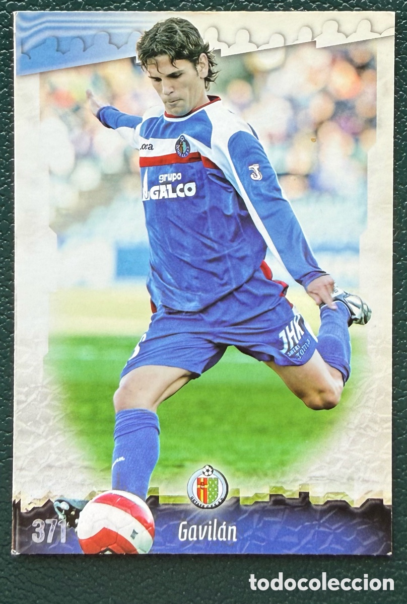 Football Stickers: 371 GAVILAN GETAFE CF FICHAS ALBUM MUNDICROMO 2008 2009 08 09
