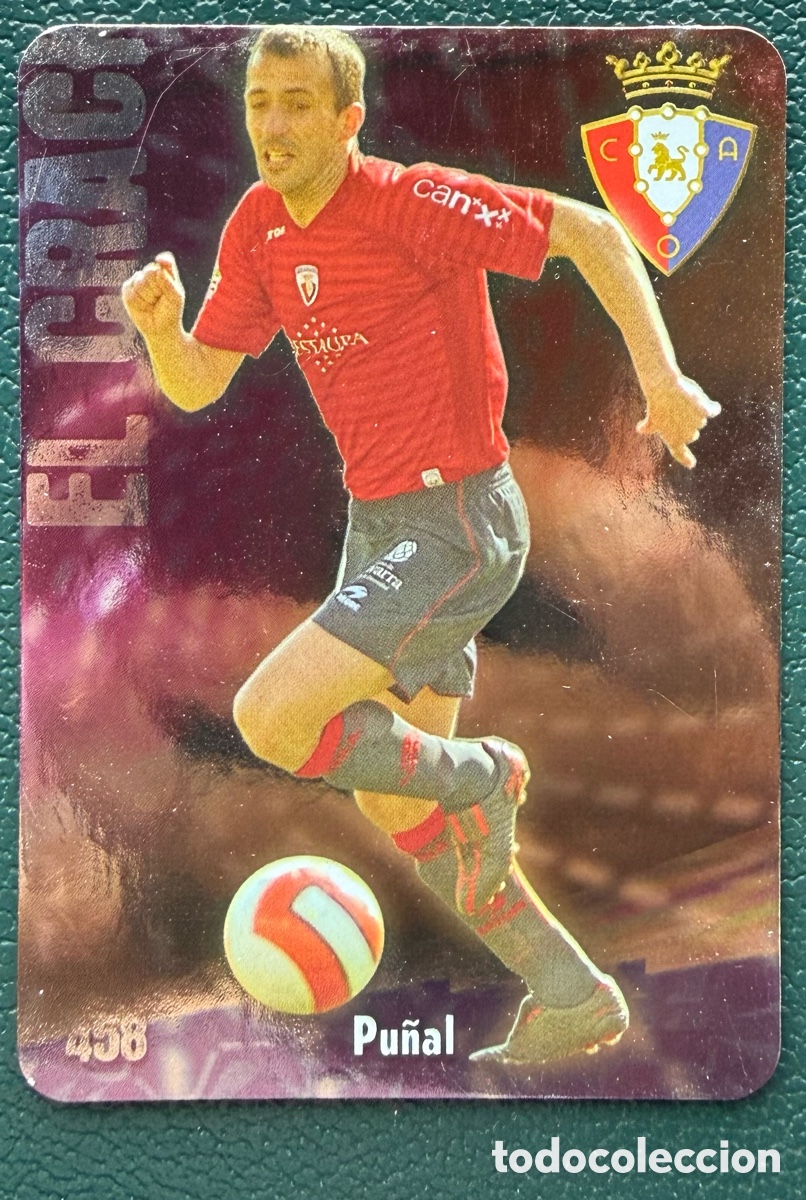 Cartes &agrave; collectionner de Football: 458 PU&Ntilde;AL EL CRACK CA OSASUNA FICHAS ALBUM MUNDICROMO 2008 2009 08 09