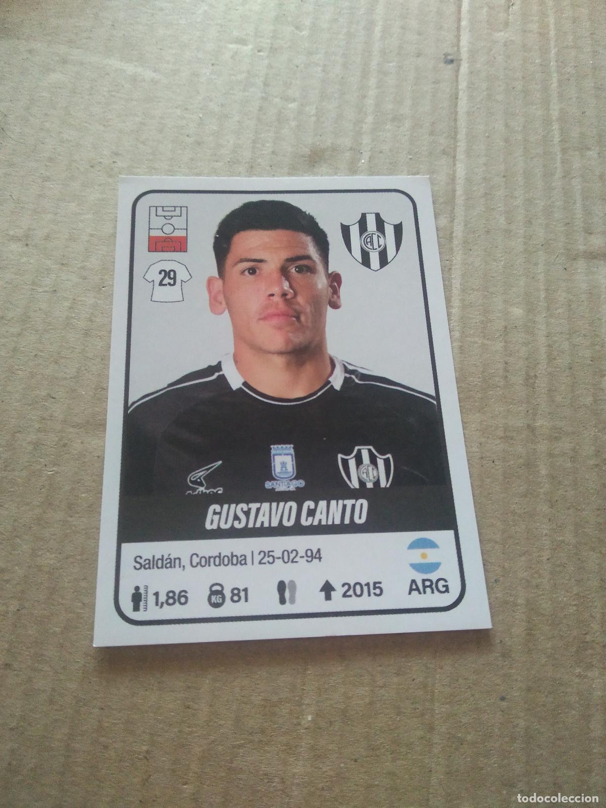Cartes &agrave; collectionner de Football: 126 GUSTAVO CANTO CENTRAL CORDOBA CROMO FUTBOL ARGENTINO PANINI LIGA ARGENTINA 2023
