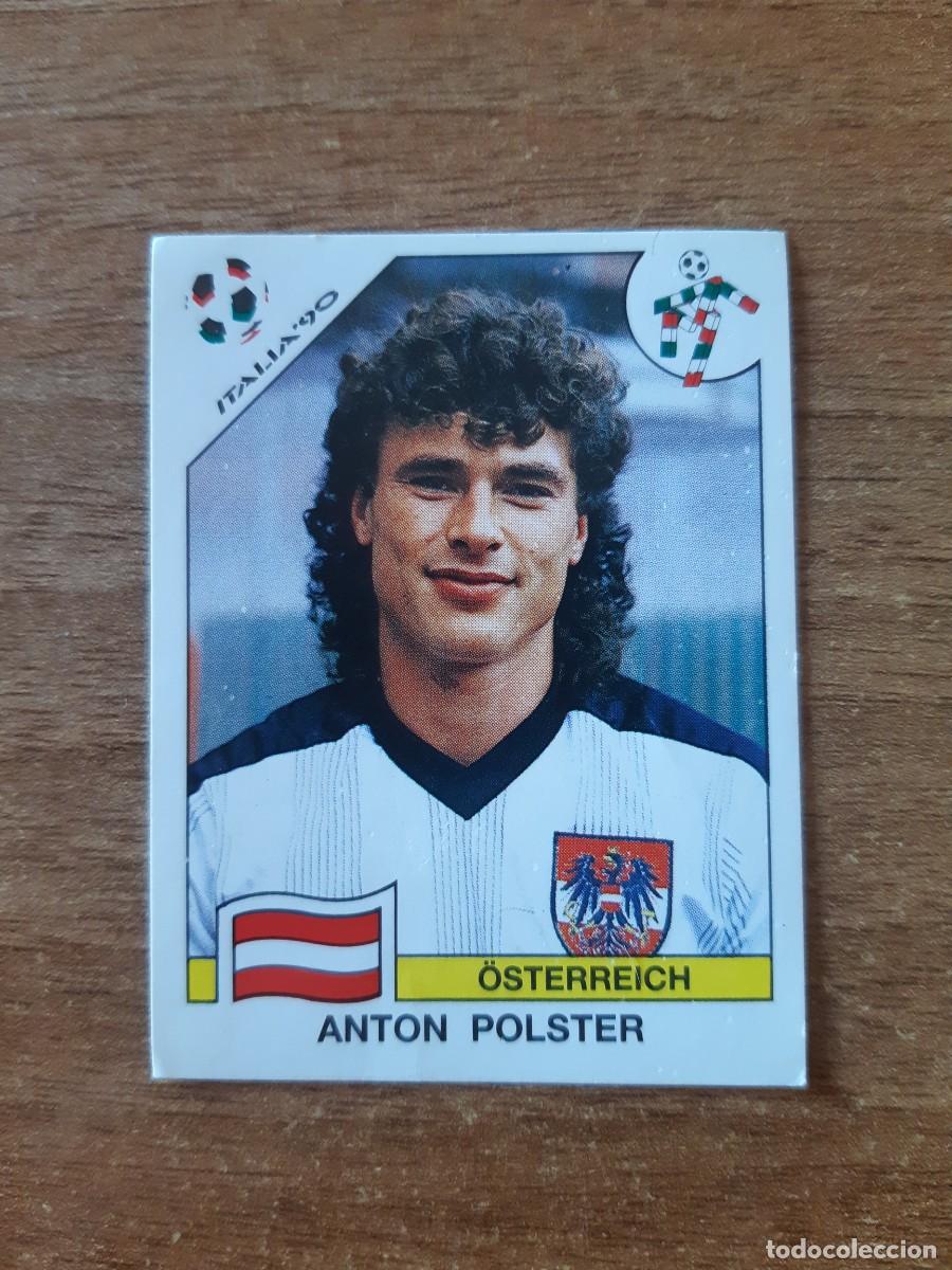 Cromos de F&uacute;tbol: N&deg;73 Anton Polster (Austria) Mundial Italia 90 PANINI. Nunca pegado, sin pegar