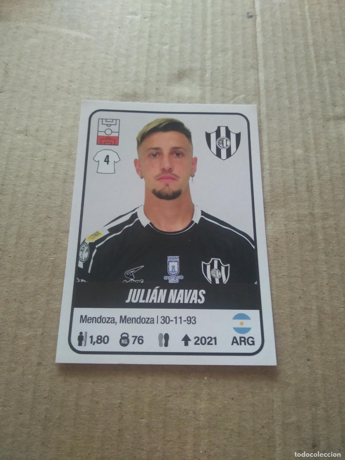 Cromos de F&uacute;tbol: 128 JULIAN NAVAS CENTRAL CORDOBA CROMO FUTBOL ARGENTINO PANINI LIGA ARGENTINA 2023